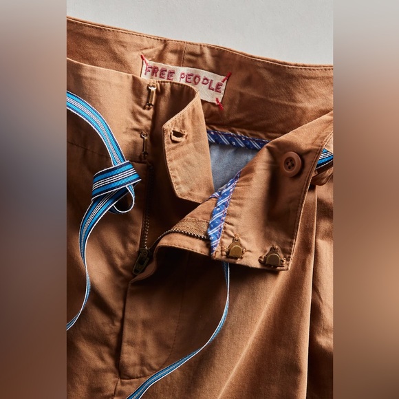 NWT! FP Free People Buckle Back Trousers Sz 6 - Picture 5 of 6